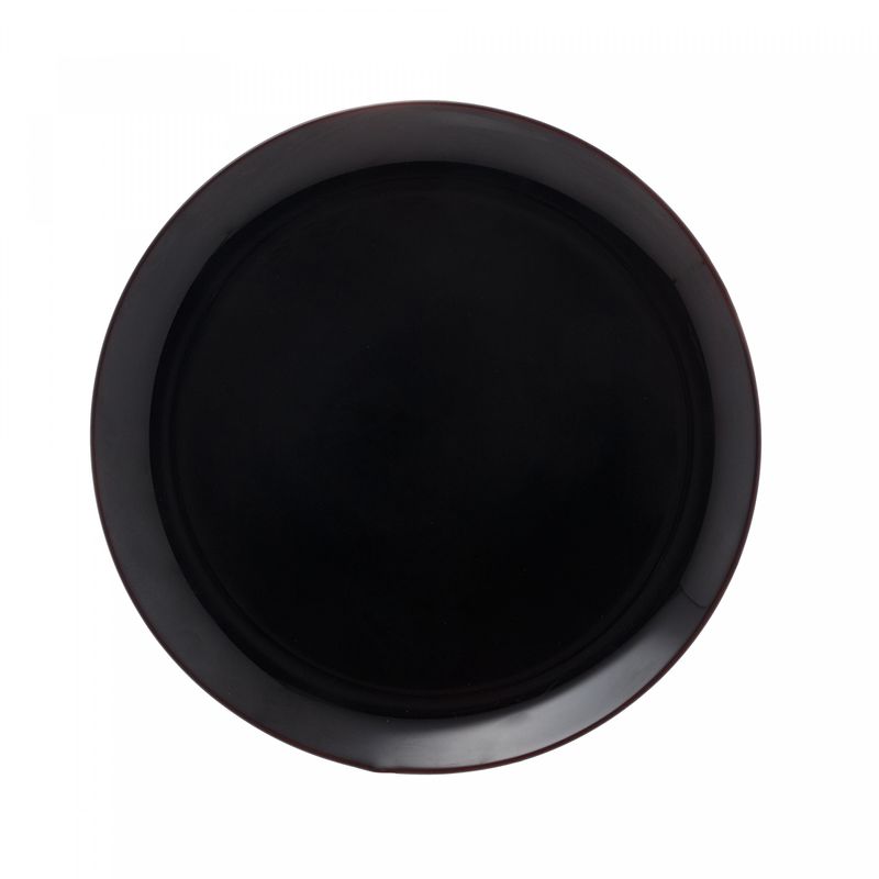 Prato-Raso-de-Vidro-Opalino-Diwali-Black-25cm-Lyor