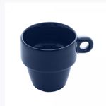 Xicara-de-Cha-de-Ceramica-Empilhavel-Marinho-210ml-Lyor