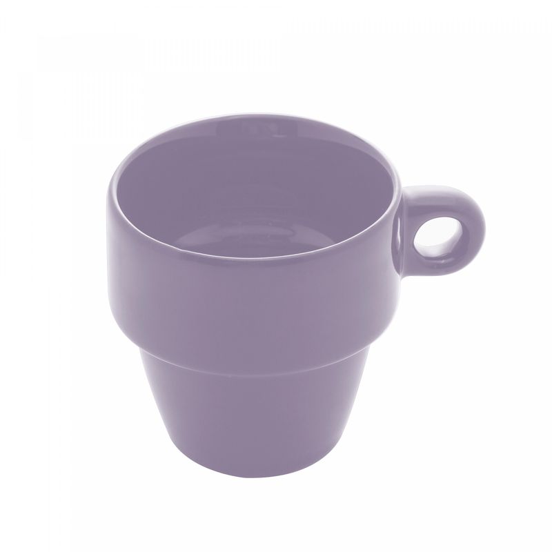 Xicara-de-Cha-de-Ceramica-Empilhavel-Lilas-210ml-Lyor