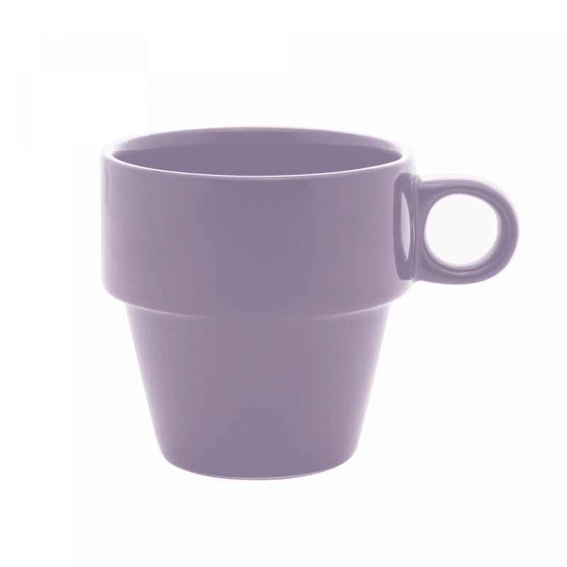 Xicara-de-Cha-de-Ceramica-Empilhavel-Lilas-210ml-Lyor