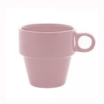 Xicara-de-Cha-de-Ceramica-Empilhavel-Rosa-210ml-Lyor