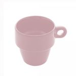 Xicara-de-Cha-de-Ceramica-Empilhavel-Rosa-210ml-Lyor
