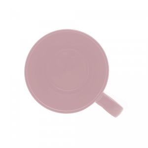 Xícara de Chá de Cerâmica Empilhável Rosa 210ml- Lyor