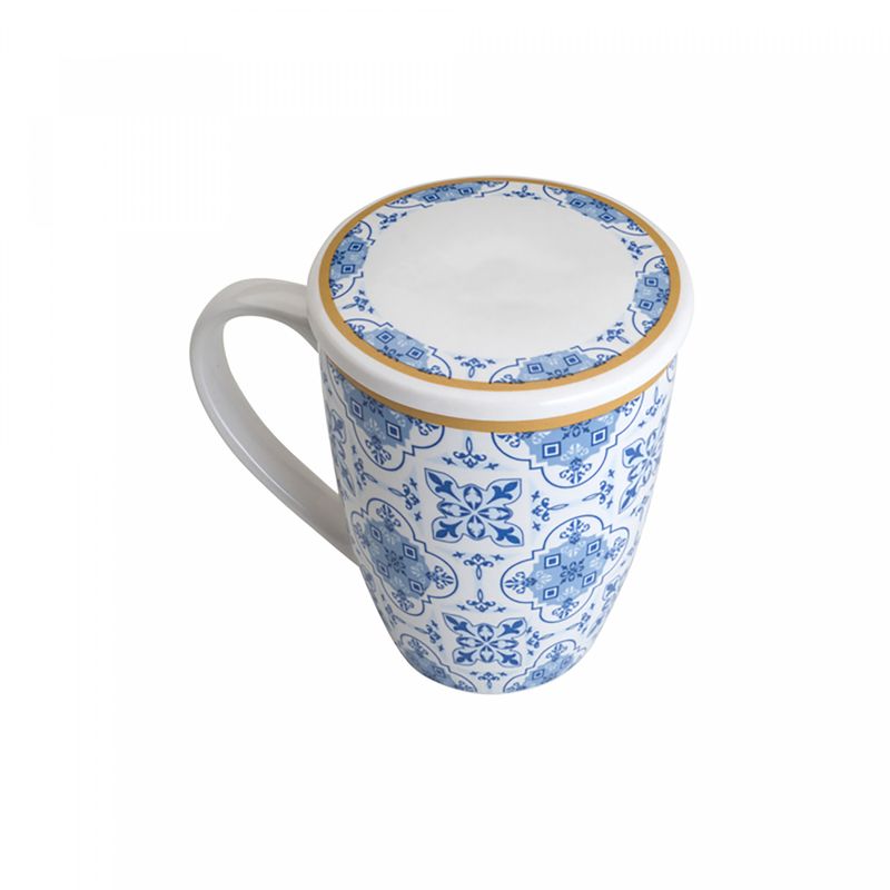 Caneca-de-Porcelana-Super-White-com-Tampa-e-Filtro-Lisboa-Azul-Branca-340ml-Lyor