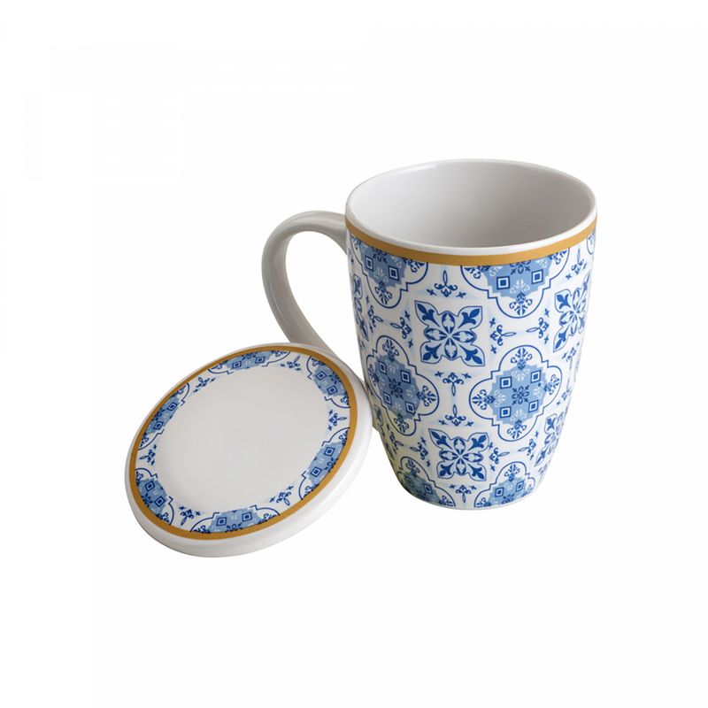 Caneca-de-Porcelana-Super-White-com-Tampa-e-Filtro-Lisboa-Azul-Branca-340ml-Lyor