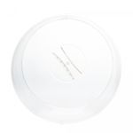 Prato-para-Bolo-de-Aco-Inox-com-Tampa-de-Plastico-Prime-32cm-x-11cm-Lyor