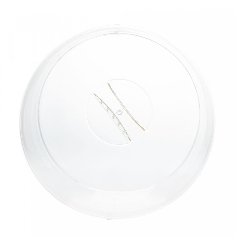 Prato-para-Bolo-de-Aco-Inox-com-Tampa-de-Plastico-Prime-32cm-x-11cm-Lyor