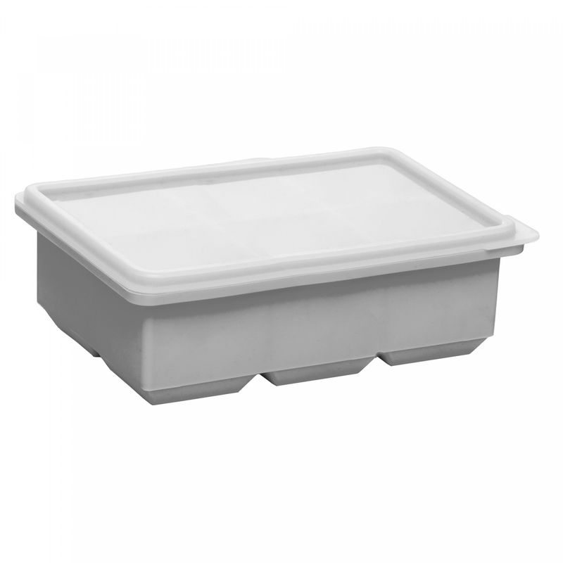 Forma-para-Gelo-165cm-x-13cm-x-55cm-Cinza-Silicone-Lyor