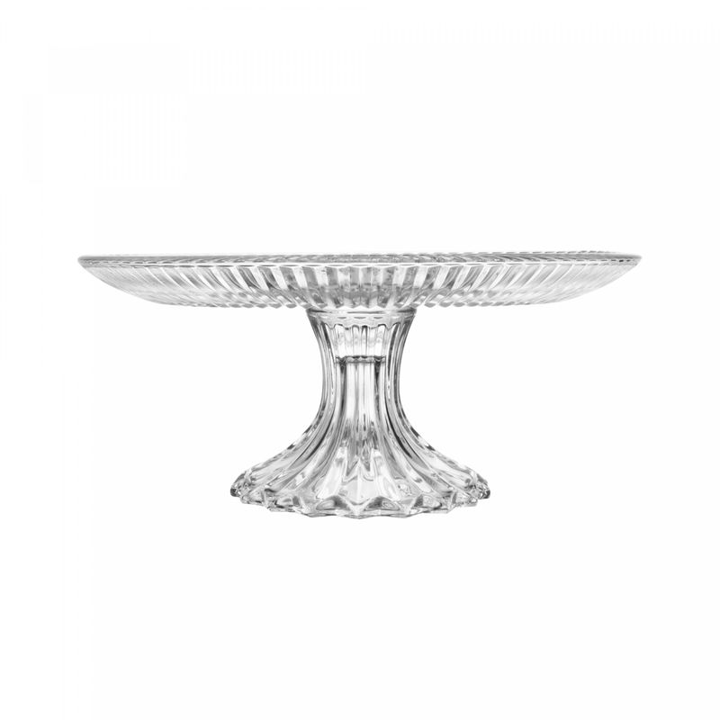 Prato-para-Bolo-com-Pe-Renaissance-25cm-x-12cm-Cristal-Lyor