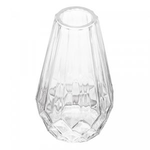 Vaso Origami Essencial 10cm x 10cm x 7,5cm Vidro - Lyor