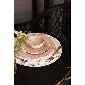 Lugar Americano Redondo Primavera 38cm Plástico - Lyor