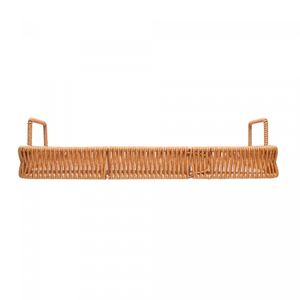 Bandeja Retangular com Alça Kali 35cm x 25cm x 4,5cm Plástico - Lyor
