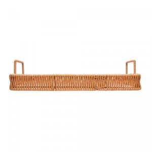 Bandeja Retangular com Alça Kali 30cm x 20cm x 4,5cm Plástico - Lyor