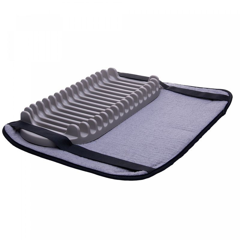 Tapete-para-Secar-Loucas-com-Escorredor-para-Pratos-43cm-x-35cm-x-4cm-Cinza-Microfibra-Lyor