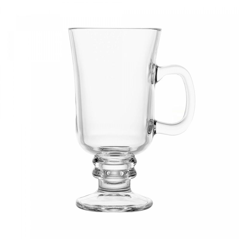 Taca-de-Cappuccino-com-Alca-e-Pe-115ml-Vidro-Lyor