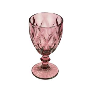 Taça de Água Diamond 320ml Lilás Vidro - Lyor