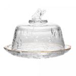 Queijeira-com-Tampa-New-Butterfly-com-Fio-de-Ouro-195cm-x-125cm-Cristal-Ecologico-Lyor