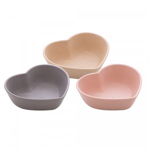 Bowl Coração Lines 8cm x 7cm x 2,5cm Sortido PP e Bambu Lines - Lyor