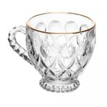 Xicara-Lile-com-Fio-de-Ouro-200ml-Cristal-Ecologico-Lyor