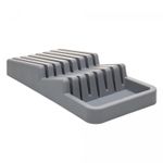 Organizador-de-Gavetas-para-Facas-28cm-x-13cm-x-45cm-Cinza-Plastico-Lyor
