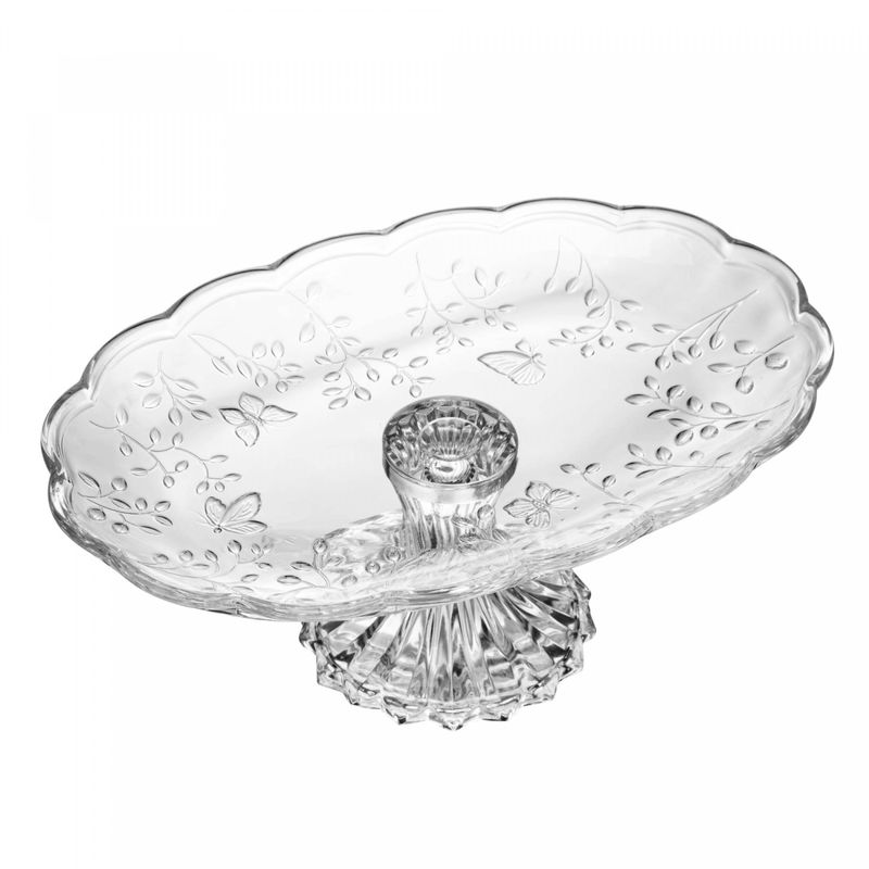Travessa-com-Pe-New-Butterfly-31cm-x-20cm-x-12cm-Vidro-Lyor