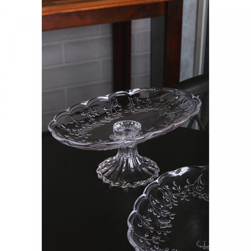 Travessa-com-Pe-New-Butterfly-31cm-x-20cm-x-12cm-Vidro-Lyor