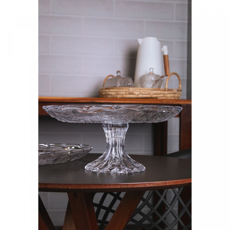 Travessa-com-Pe-New-Butterfly-31cm-x-20cm-x-12cm-Vidro-Lyor
