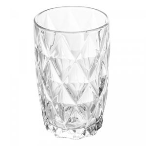 Copo Alto Diamond 390ml Vidro - Lyor