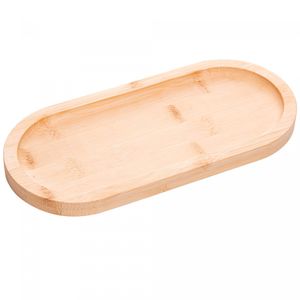 Bandeja Oval Nature 28cm x 12cm x 1,5cm Bambu - Lyor