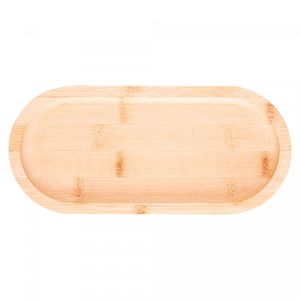 Bandeja Oval Nature 28cm x 12cm x 1,5cm Bambu - Lyor
