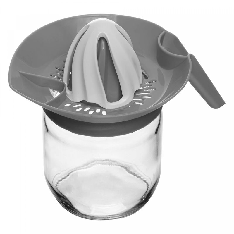 Jarra-com-Espremedor-de-Frutas-Citricas-Siena-300ml-Cinza-Vidro-Lyor
