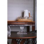 Prato-para-Bolo-com-Pe-Deli-Diamond-30cm-x-95cm-Vidro-Lyor