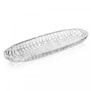 Travessa Quadrix 30cm x 10,5cm x 2,5cm Vidro - Lyor