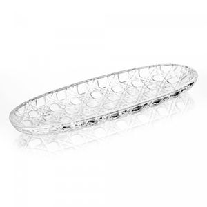 Travessa Vichy 30cm x 10,5cm x 2,5cm Vidro - Lyor