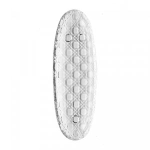 Travessa Vichy 30cm x 10,5cm x 2,5cm Vidro - Lyor