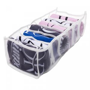 Colméia Organizadora com 7 Divisórias 36cm x 17cm x 12cm Branca Nylon - Lyor
