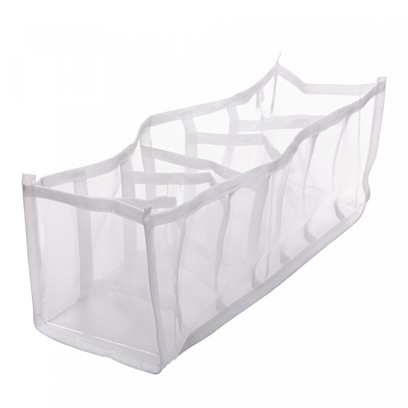 Colmeia-Organizadora-com-7-Divisorias-32cm-x-12cm-x-12cm-Branca-Nylon-Lyor
