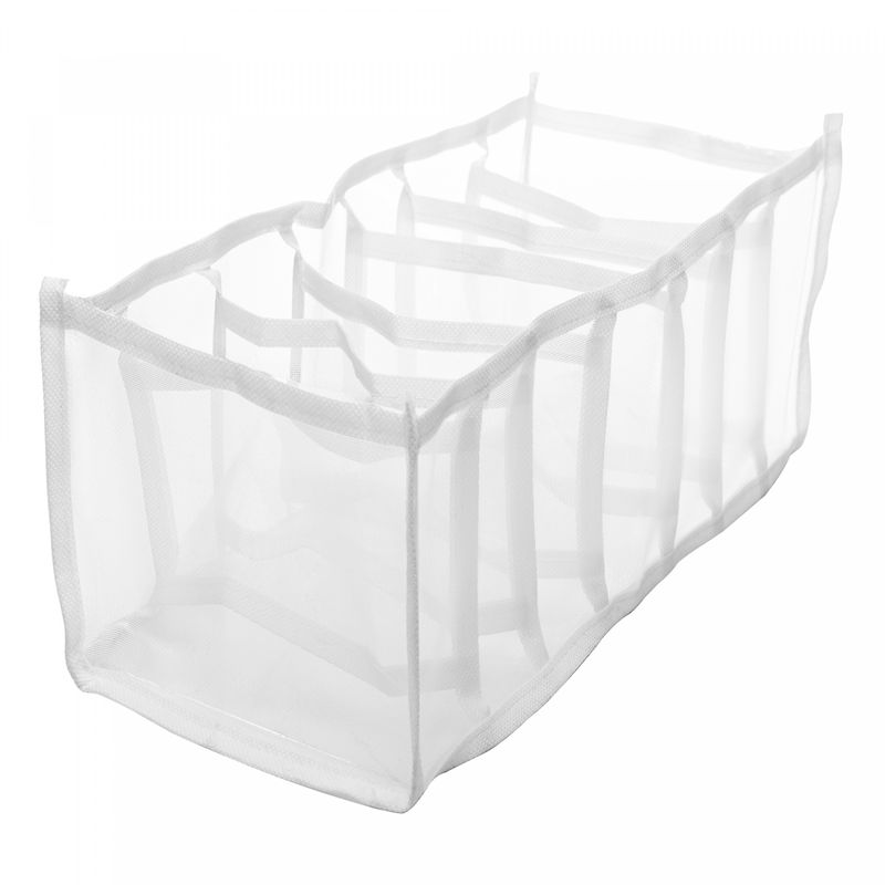 Colmeia-Organizadora-com-7-Divisorias-36cm-x-24cm-x-20cm-Branca-Nylon-Lyor
