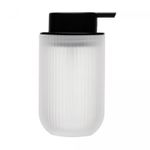 Porta-Sabonete-Liquido-Nordico-Frost-320ml-com-Pump-Preto-Vidro-Lyor