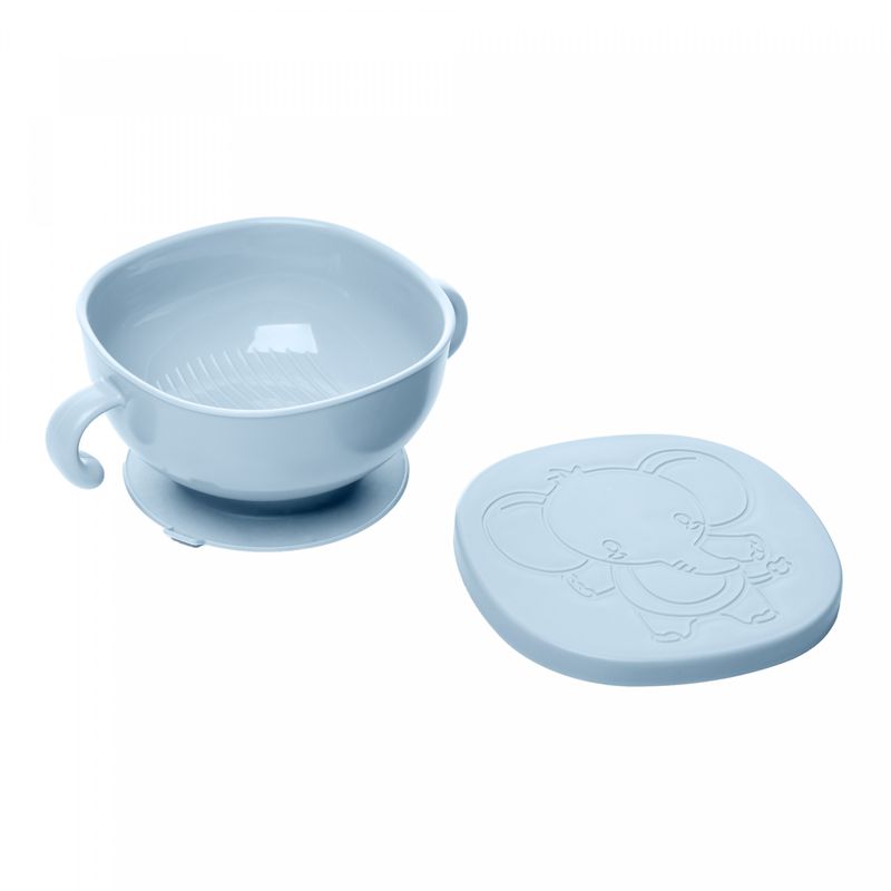 Bowl-com-Tampa-e-Ventosa-Baby-Elefante-Azul-Plastico-Lyor