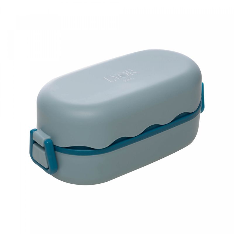 Marmita-Hermetica-com-Talheres-850ml-Azul-Plastico-Lyor