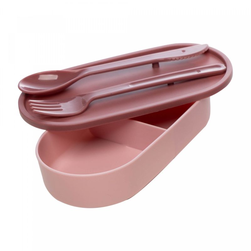 Marmita-Hermetica-com-Talheres-850ml-Rosa-Plastico-Lyor