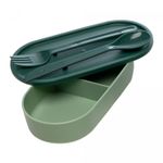 Marmita-Hermetica-com-Talheres-850ml-Verde-Plastico-Lyor