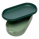 Marmita-Hermetica-com-Talheres-850ml-Verde-Plastico-Lyor