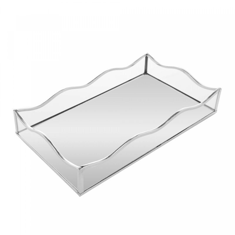 Bandeja-com-Espelho-Ocean-20cm-x-30cm-x-4cm-Prateada-Metal-Lyor