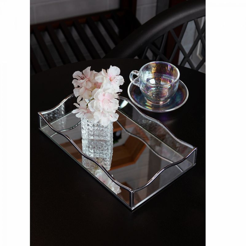 Bandeja-com-Espelho-Ocean-15cm-x-25cm-x-4cm-Prateada-Metal-Lyor