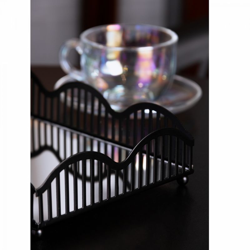 Bandeja-com-Espelho-Wave-21cm-x-14cm-x-4cm-Preta-Metal-Lyor