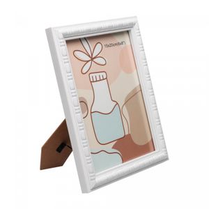 Porta-Retrato Balos 15cm x 20cm Branco Poliestireno - Lyor