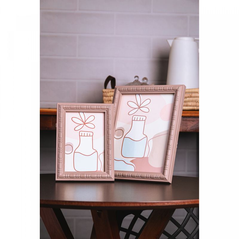 Porta-Retrato-Balos-15cm-x-20cm-Marrom-Poliestireno-Lyor