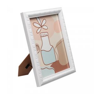 Porta-Retrato Balos 10cm x 15cm Branco Poliestireno - Lyor